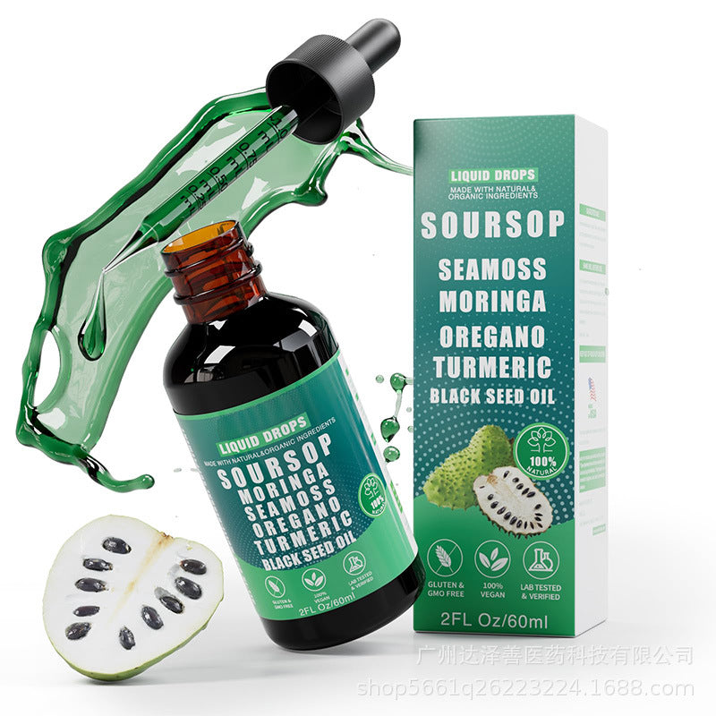 Soursop Pure Liquid Drops – 10-in-1 herbal blend